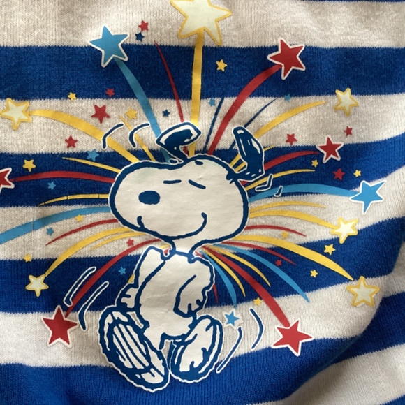 Hanna Andersson shorty pajamas with Snoopy size 3t - Picture 2 of 4